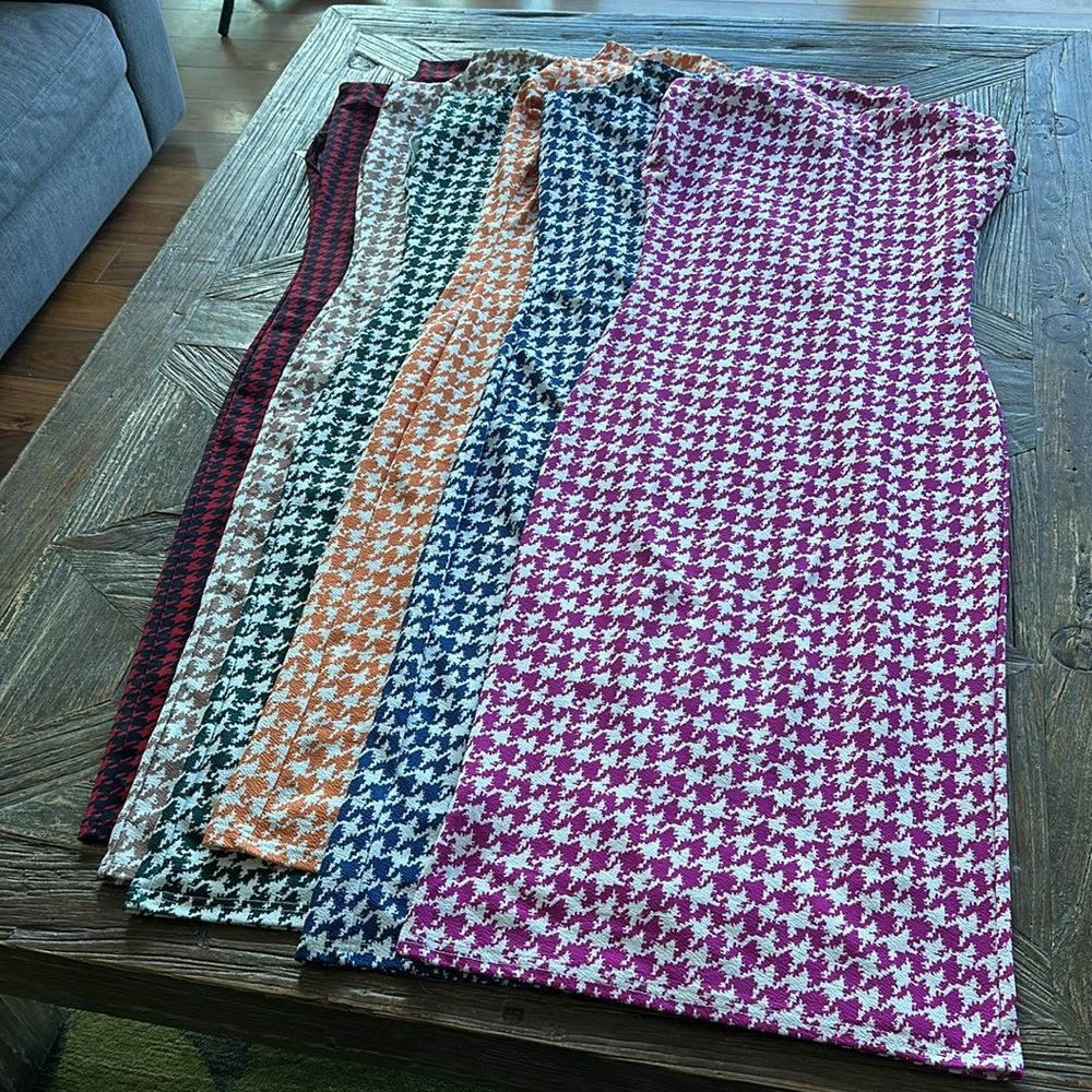 Bundle of 6 Dresses. Shein Midi Pull On Dresses Size 6